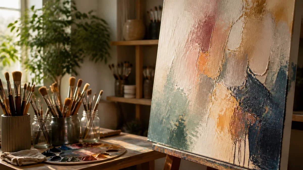 Photo éditoriale sans texte pour Brand art