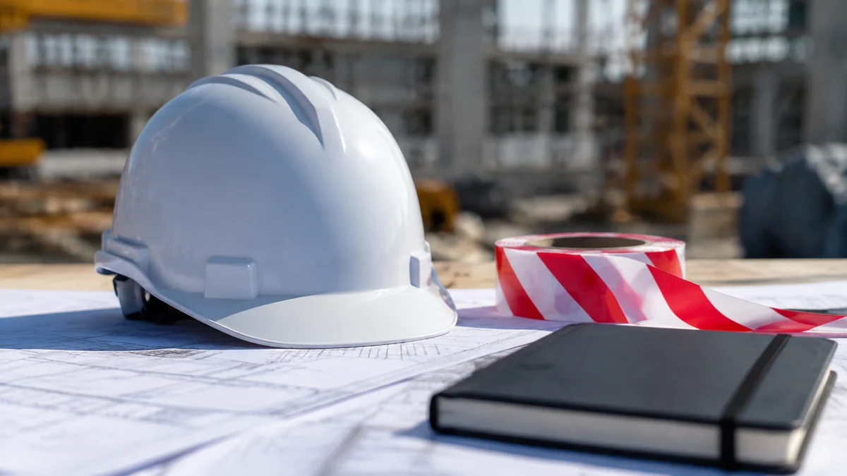 Photo éditoriale sans texte pour Communication chantier